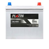 Автомобильный аккумулятор PLATIN Silver Asia SMF 6Т-55Ah АзЕ 520A 5502394/5502419 kalin