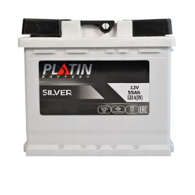 Автомобільний акумулятор PLATIN Silver MF 6СТ-55Ah Аз 520A 5502515
