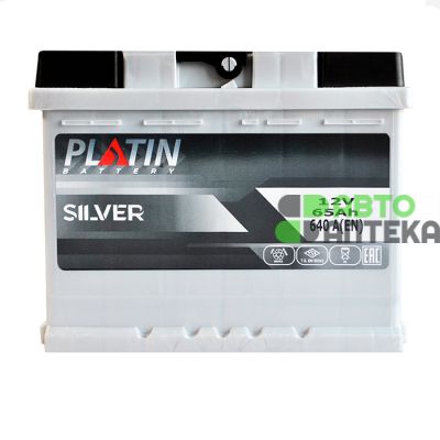 Автомобильный аккумулятор PLATIN Silver MF 6СТ-65Ah АзЕ 640A 5652068