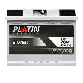 Автомобильный аккумулятор PLATIN Silver MF 6СТ-70Ah Аз 670A 5652069