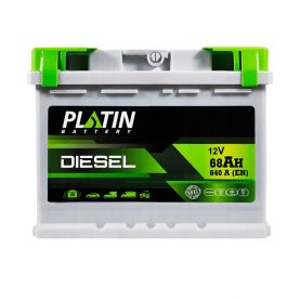 Автомобильный аккумулятор PLATIN Silver Diesel 6СТ-68Ah АзЕ 640A 5652133
