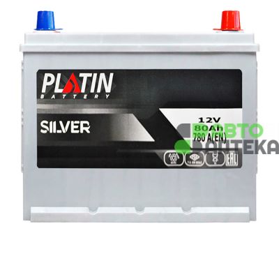 Автомобильный аккумулятор PLATIN Silver Asia SMF 6СТ-80Ah АзЕ 780A 57521781