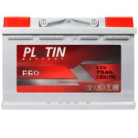 Автомобильный аккумулятор PLATIN Pro MF  6СТ-75Ah Аз 720A 57522011