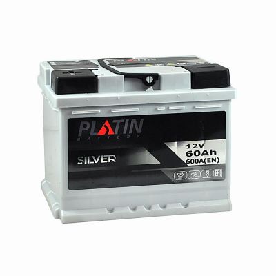 Автомобільний акумулятор PLATIN Silver MF  60Ah 600A Аз 5602661