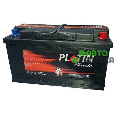 Автомобильный аккумулятор PLATIN Classic 6СТ-100Ah АзЕ 840A (EN)