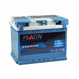 Автомобільний акумулятор PLATIN Premium MF (L2) 62Ah 640A L+ 5652072