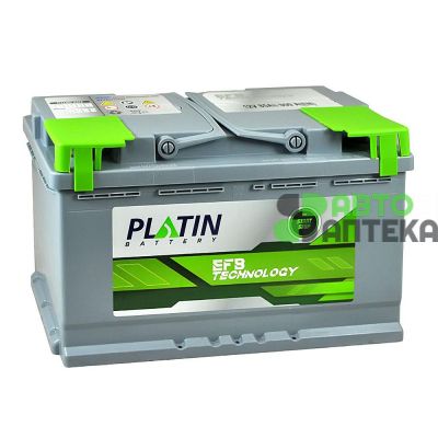 Автомобільний акумулятор PLATIN EFB MF (L4) 85Ah 850A R+ 5842006