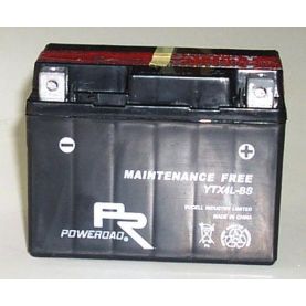 Аккумулятор мото POWEROAD AGM 12V, 4Ah, (YTX4L-BS)