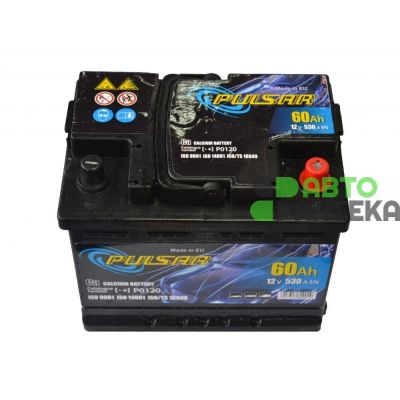 Автомобільний акумулятор Pulsar 6СТ-60Ah АзЕ 530A (EN) R055614KN1