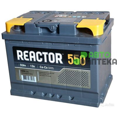 Автомобильный аккумулятор REACTOR 6СТ-55Ah АзЕ 550A (EN)