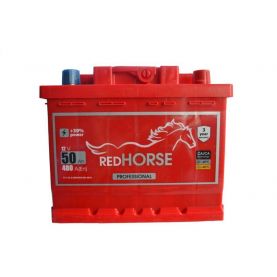 Автомобільний акумулятор RED HORSE Professional Line 6СТ-50Ah АзЕ 480A (EN)