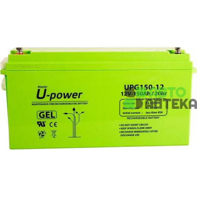 Аккумулятор гелевый U-power GEL150Ah Аз UPG150-12