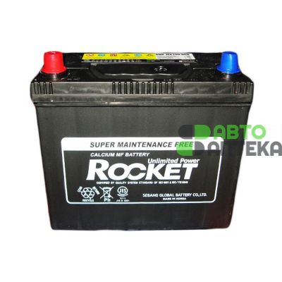 Автомобильный аккумулятор ROCKET 6СТ-45Ah Аз ASIA 430A (EN) SMFNX100-S6S