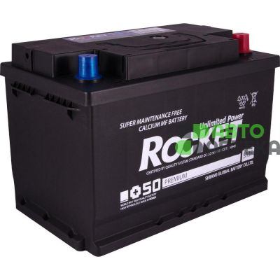 Автомобильный аккумулятор ROCKET 6СТ-78Ah АзЕ 700A (CCA) SMF 78L-L3