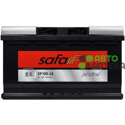 Автомобильный аккумулятор SAFA Platino 6СТ-100Ah АзЕ 830A (EN) SP100-L5