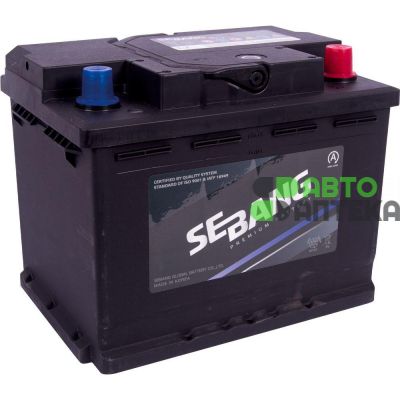 Автомобильный аккумулятор SEBANG EFB 6СТ-60Ah АзЕ 560A (CCA) EFB L2