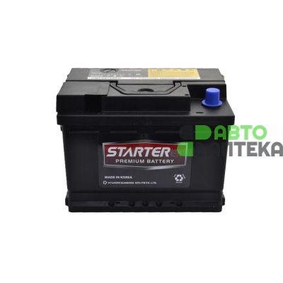 Автомобильный аккумулятор STARTER EX 6СТ-61Ah Аз 570A (CCA) CMF56158EU