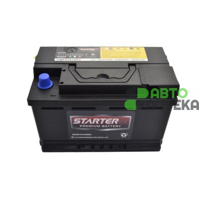 Автомобільний акумулятор STARTER EX 6СТ-75Ah АзЕ 720A (CCA) CMF57513EU