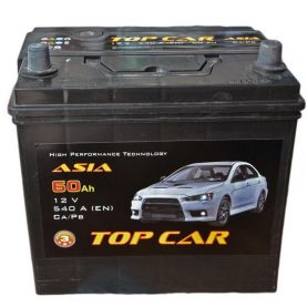 Автомобільний акумулятор TOP CAR 6СТ-60Ah АзЕ ASIA 540A (EN)