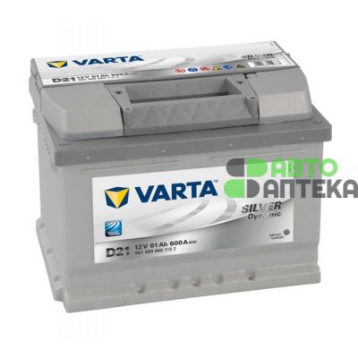 Автомобильный аккумулятор VARTA Silver Dynamic D21 6СТ-61Ah АзЕ 600A (EN) 561400060