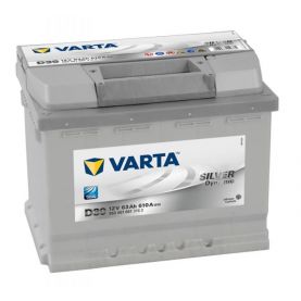 Автомобільний акумулятор VARTA Silver Dynamic D39 6СТ-63Ah Аз 610A (EN) 563401061