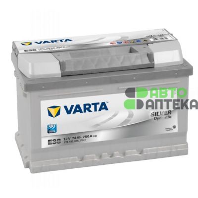 Автомобильный аккумулятор VARTA Silver Dynamic E38 6СТ-74Ah АзЕ 750A (EN) 574402075