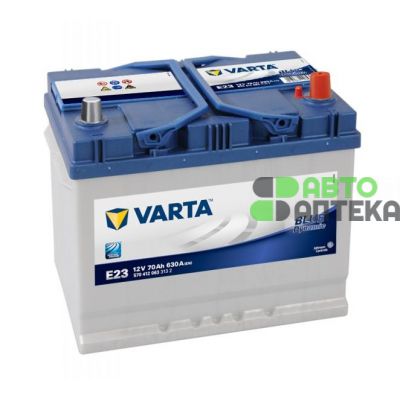 Автомобильный аккумулятор VARTA Blue Dynamic E23 6СТ-70Ah АзЕ ASIA 630A (EN) 570412063