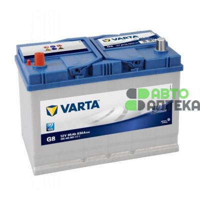 Автомобильный аккумулятор VARTA Blue Dynamic G8 6СТ-95Ah Аз ASIA 830A (EN) 595405083