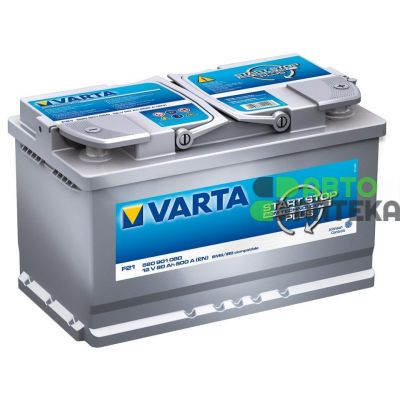 Автомобильный аккумулятор VARTA AGM 6СТ-80Ah АзЕ 800A (EN)