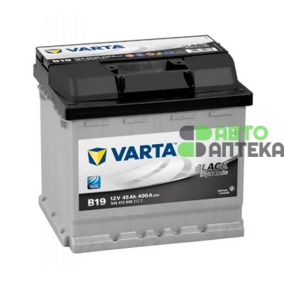 Автомобильный аккумулятор VARTA Black Dynamic B19 6СТ-45Ah АзЕ 400A (EN) 545412040