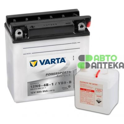 Мото аккумулятор VARTA Powersports 12V 12N9-4B-1