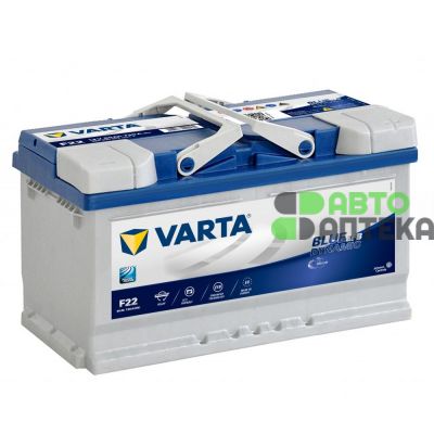 Автомобильный аккумулятор VARTA Blue Dynamic EFB F22 6СТ-80Ah АзЕ 730A (EN) 580500073