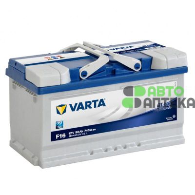 Автомобільний акумулятор VARTA Blue Dynamic F16 6СТ-80Ah АзЕ 740A (EN) 580400074
