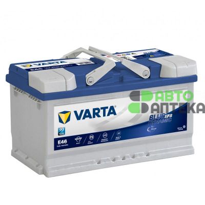 Автомобильный аккумулятор VARTA Blue Dynamic EFB E46 6СТ-75Ah АзЕ 730A (EN) 575500073