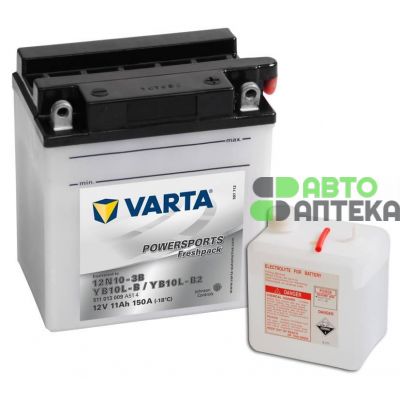 Мото аккумулятор VARTA Funstart 12V 12N10-3B