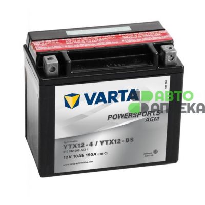 Мото аккумулятор VARTA AGM Powersports12V YTX12-BS