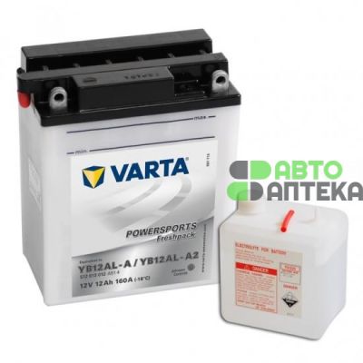 Мото аккумулятор VARTA Poversports 12V YB12AL-A
