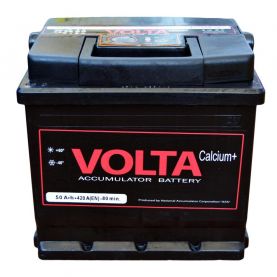 Автомобильный аккумулятор VOLTA 6СТ-50Ah Аз 420A (EN)