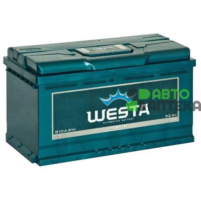 Автомобильный аккумулятор Westa 6СТ-91Ah Аз 800A (EN)