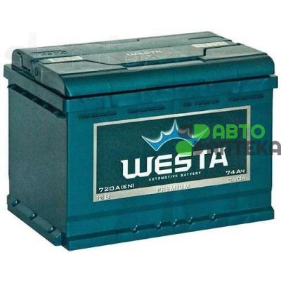 Автомобильный аккумулятор Westa 6СТ-74Ah Аз 720A (EN)