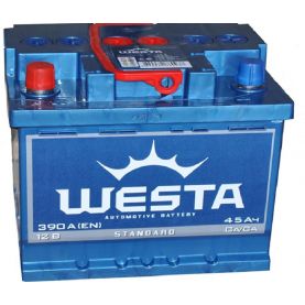 Автомобильный аккумулятор Westa 6СТ-45Ah Аз 390A (EN)