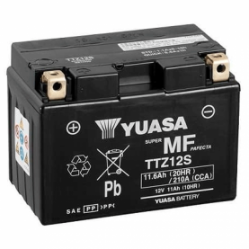 Мото акумулятор Yuasa MF VRLA Battery AGM 6СТ-11,6Ah Аз 210А (EN) сухий TTZ12S