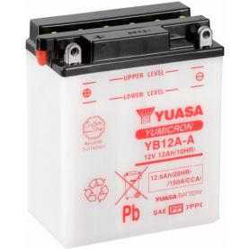 Мото аккумулятор Yuasa YuMicron Battery 6СТ-12,6Ah Аз 150А (EN) сухозаряженный YB12A-A 
