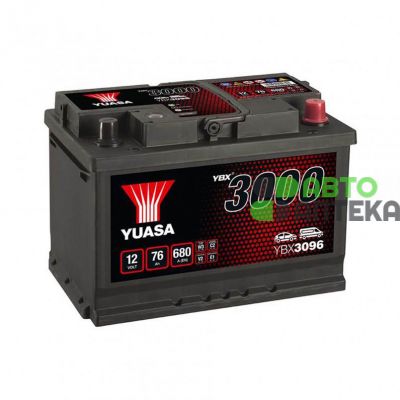 Автомобільний акумулятор Yuasa SMF Battery 6СТ-76Ah АзЕ 680А (EN) YBX3096