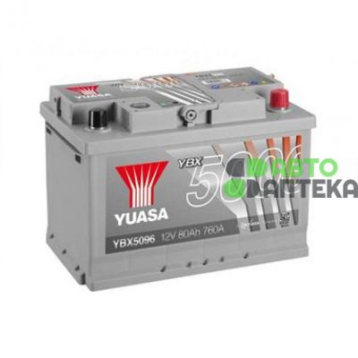 Автомобильный аккумулятор Yuasa Silver High Performance Battery 6СТ-80Ah АзЕ 740А (EN) YBX5096