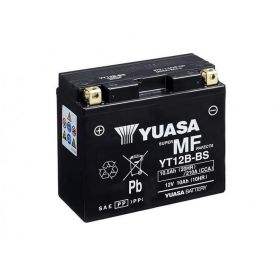 Мото аккумулятор Yuasa МОТО MF VRLA Battery 10,5Ah Аз 210А (EN) сухозаряженный YT12B-BS 
