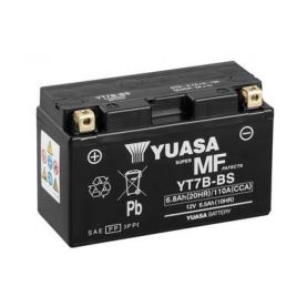 Мото аккумулятор Yuasa MF VRLA Battery AGM 6СТ-6,5Ah Аз 110А (EN) сухозаряженный YT7B-BS
