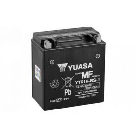 Мото аккумулятор Yuasa MF VRLA Battery 6СТ-14,7Ah Аз 230А (EN) сухозаряженный YTX16-BS-1