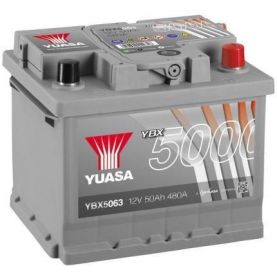Автомобильный аккумулятор YUASA SILVER 6СТ-50Ah АзЕ 480A (EN) YBX5063