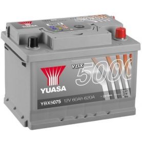 Автомобильный аккумулятор YUASA SILVER 6СТ-60Ah АзЕ 620A (EN) YBX5075